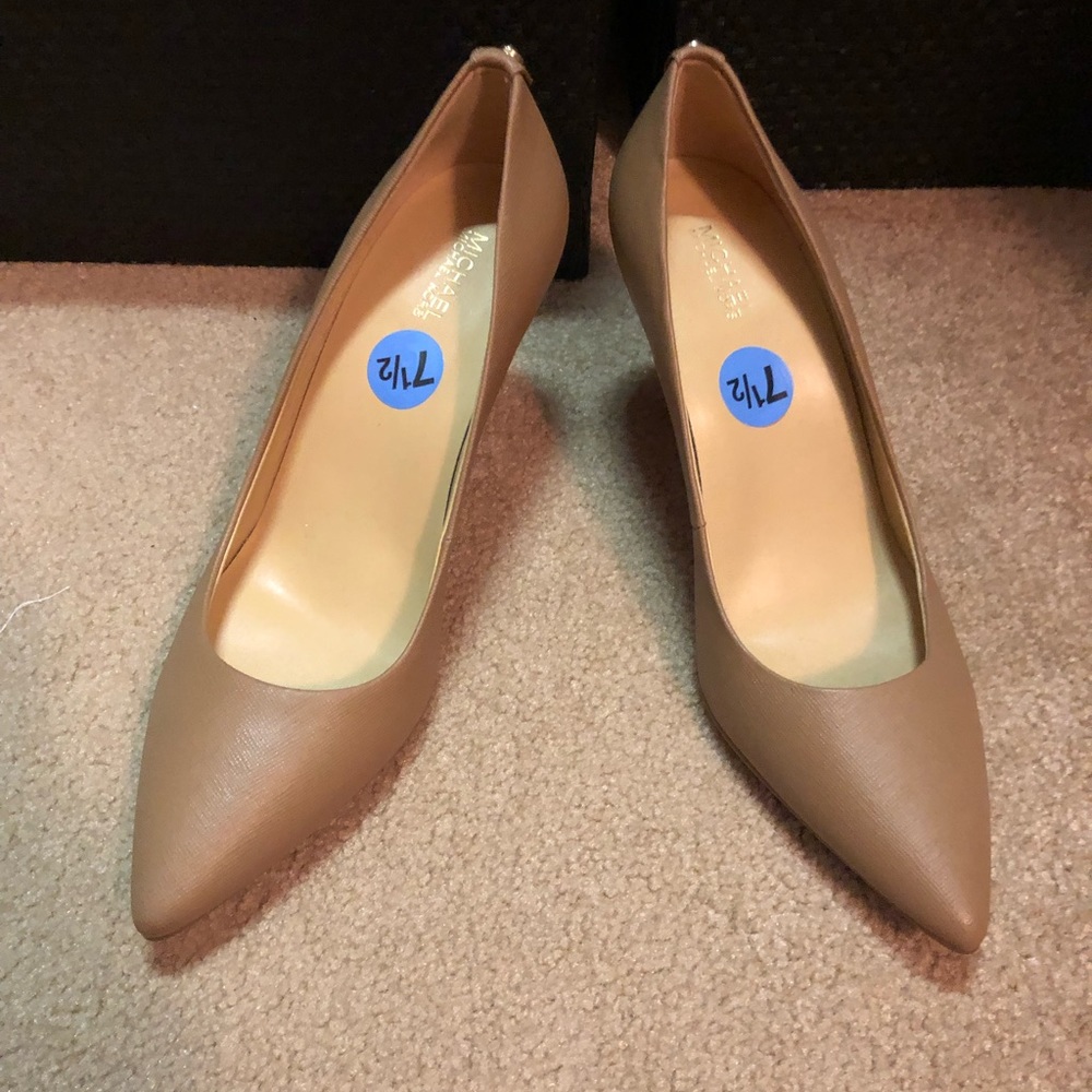 Michael Kors tan heels